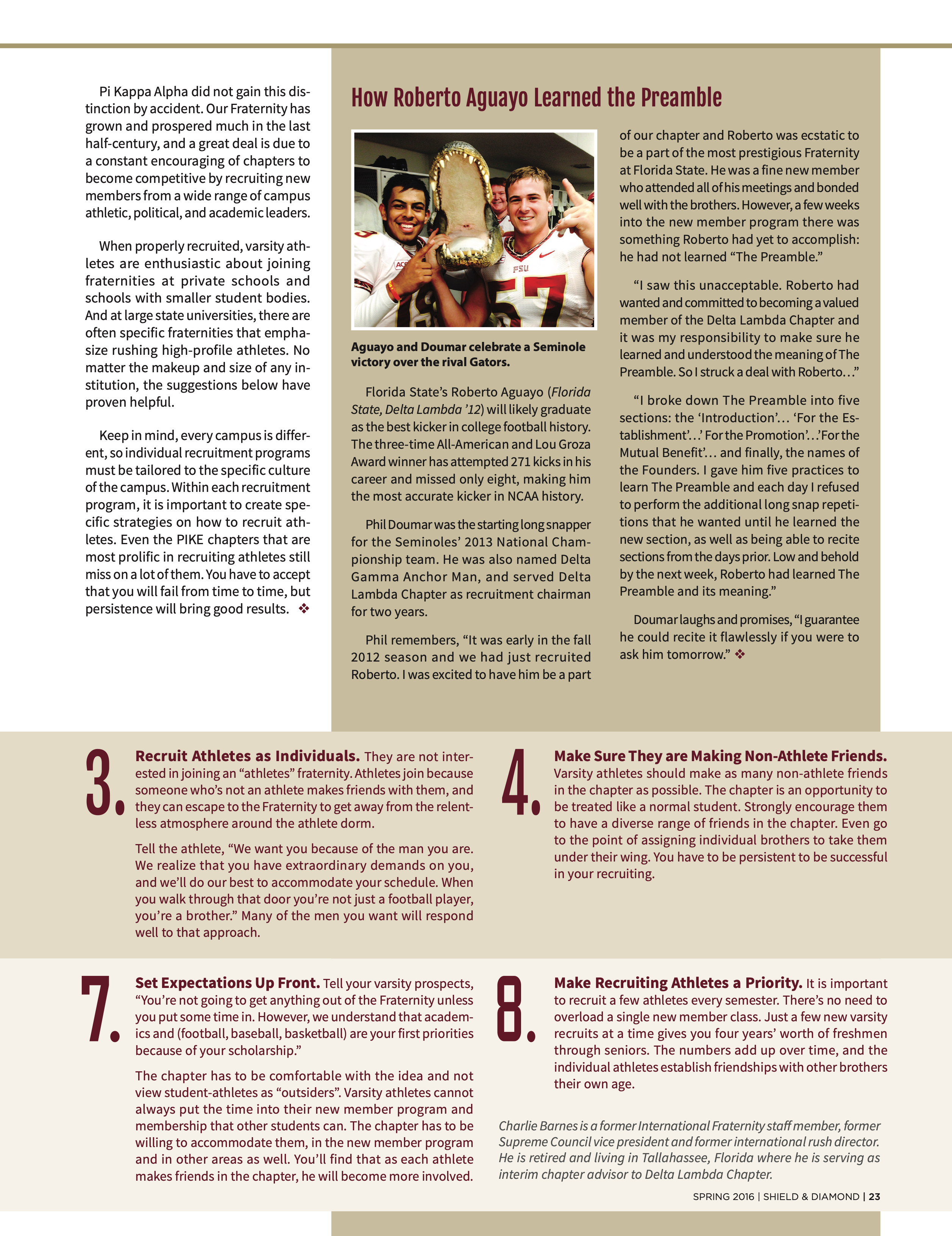 How Roberto Aguayo Learned the Preamble